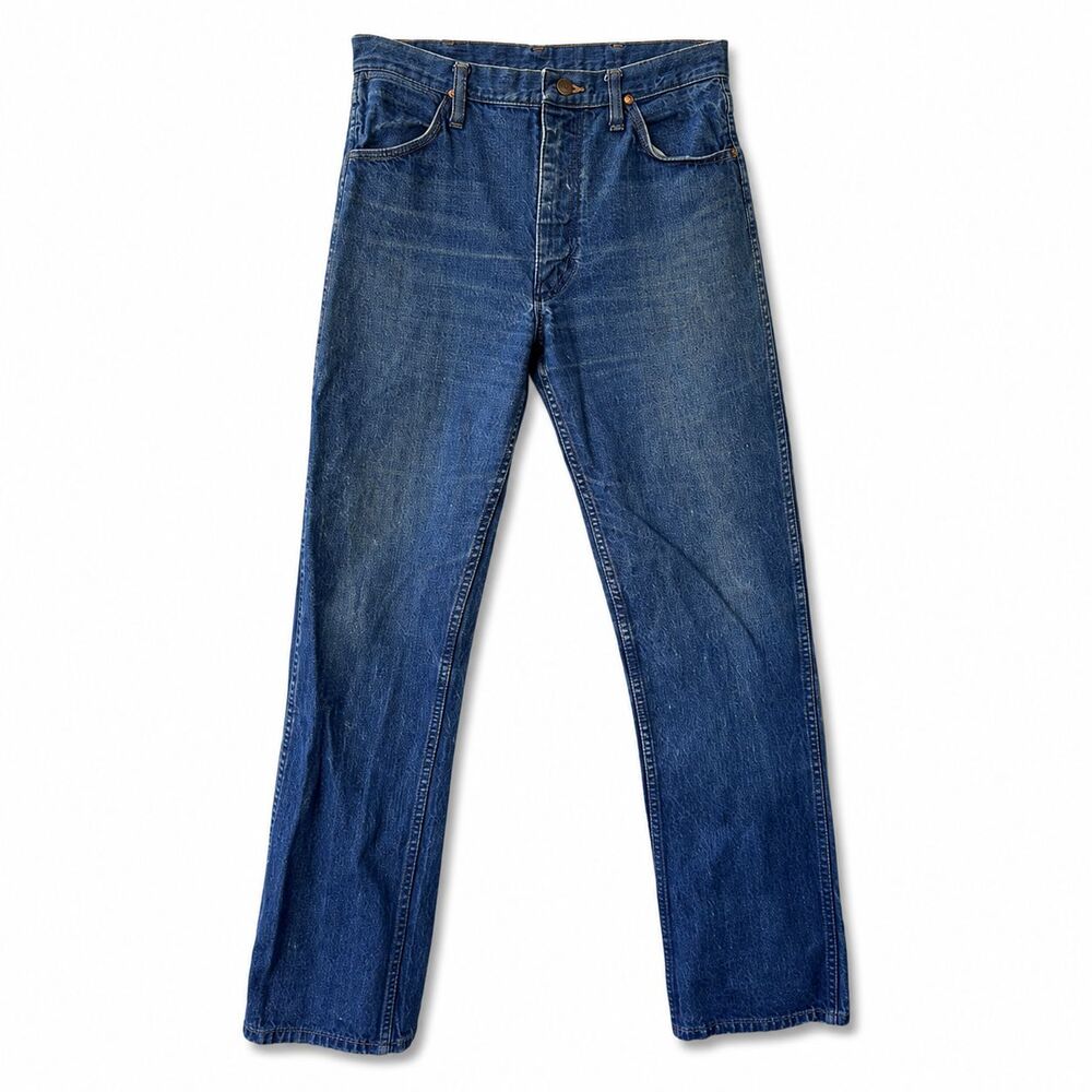 Vintage 70s Maverick Blue Bell Jeans Mens 32x34 USA Made Bootcut Denim
